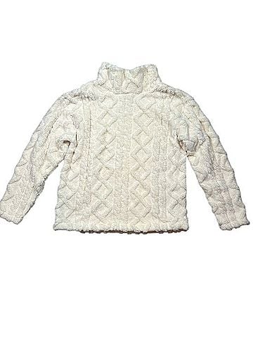 Eddie Bauer Cable Fleece Sherpa Pullover Pullover Sweater (view 2)