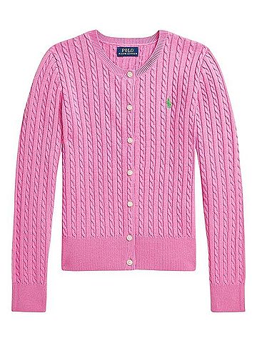 Polo by Ralph Lauren Cable-Knit Cotton Cardigan Cardigan (view 1)