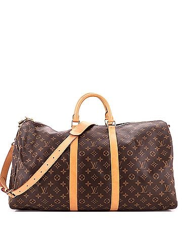 Louis Vuitton Keepall Bandouliere Bag Monogram Canvas 55 (view 1)