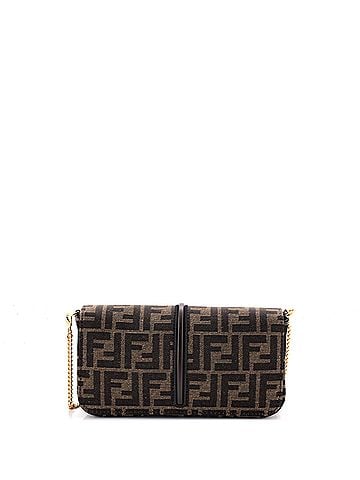 Fendi Fendigraphy Wallet On Chain Zucca Canvas (view 2)