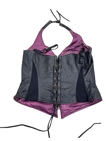 Harley Davidson Leather Top (view 2)
