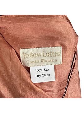 Yellow Girls Silk Skirt (view 2)