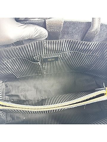 Fendi 2Jours Leather Black Leather Handbag (view 2)