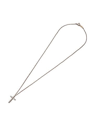 Tiffany & Co. Cross Pendant 18K Rose Gold With Diamonds Gold Pink_Gold Necklace Jewelry (view 1)