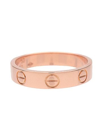 Cartier Love Wedding Band 18K Rose Gold Gold Rose_Gold Ring Jewelry (view 1)