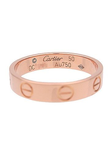 Cartier Love Wedding Band 18K Rose Gold Gold Rose_Gold Ring Jewelry (view 2)