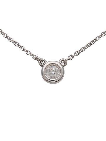 Tiffany & Co. Elsa Peretti Diamonds By The Yard Pendant Sterling Silver With Diamond Silver Sterling_Silver Necklace Jewelry (view 2)