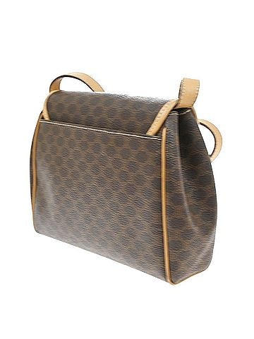 Céline Macadam Shoulder Canvas Brown Canvas Crossbody Bag Bag (view 2)