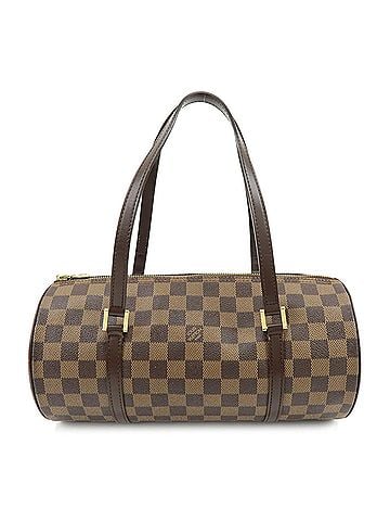 Louis Vuitton Papillon Damier Ebene Brown Canvas Handbag (view 1)