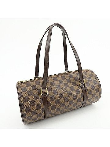 Louis Vuitton Papillon Damier Ebene Brown Canvas Handbag (view 2)