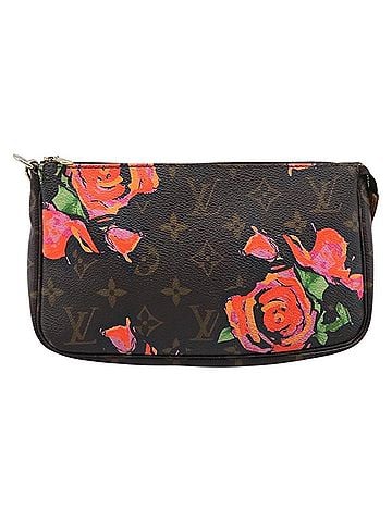 Louis Vuitton Pochette Accessoires Limited Edition Monogram Roses Multicolour Canvas Clutche &amp; Pouche Bag (view 1)