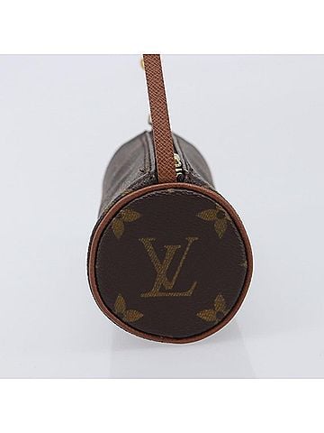 Louis Vuitton Papillon Pochette Monogram Canvas Brown Canvas Clutche &amp; Pouche Bag (view 2)