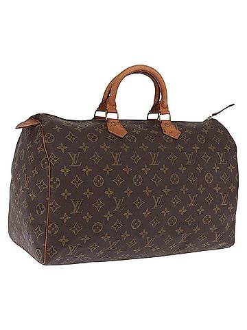Louis Vuitton Speedy Monogram Canvas Brown Canvas Handbag (view 1)