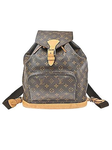 Louis Vuitton Vintage Montsouris Monogram Canvas Brown Canvas Backpack Bag (view 1)