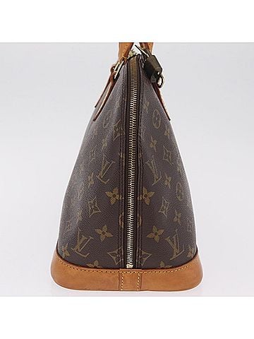 Louis Vuitton Alma Monogram Canvas Brown Canvas Handbag (view 2)