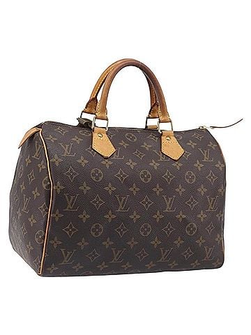 Louis Vuitton Speedy Monogram Canvas Brown Canvas Handbag (view 1)