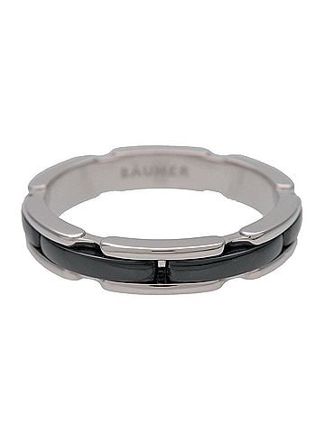 Chanel Ultra Link 18K White Gold With Ceramic Silver White_Gold Ring Jewelry (view 2)