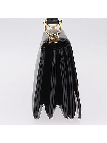 Céline Handbag Leather Black Leather Handbag (view 2)