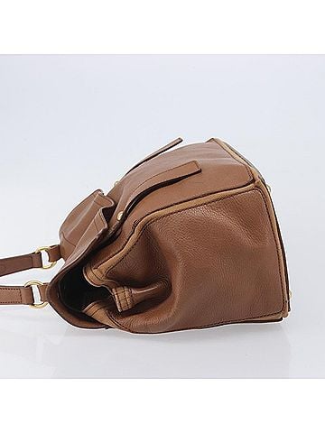 Saint Laurent Muse Two Leather Brown Leather Handbag (view 2)