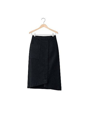Tibi Asymmetrical Utility Pencil Skirt Skort (view 2)