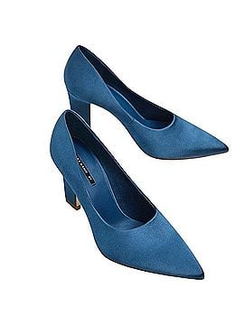 Zara Satin Heels Heels (view 1)
