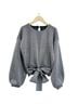 J.Crew Tie-Waist Metallic Crewneck Sweater Pullover Sweater - photo 1