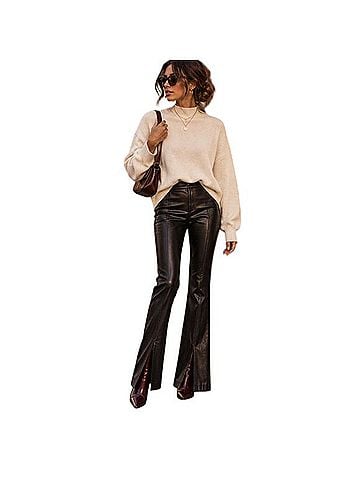 We the Free Real Deal Slit Fleece Pants (view 1)