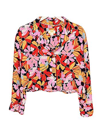 Maeve Short Sleeve Button-Down Shirt (view 1)