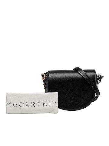 Stella McCartney Small Faux Leather Frayme Flap Crossbody (view 2)
