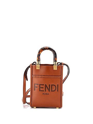 Fendi Sunshine Shopper Tote Leather Mini (view 1)