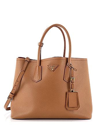 Prada Cuir Double Tote Saffiano Leather Large (view 1)
