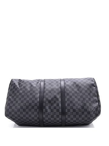 Louis Vuitton Keepall Bandouliere Bag Damier Graphite 55 (view 2)