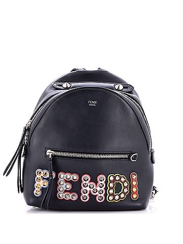 Fendi By The Way Backpack Logo Studded Leather Mini (view 1)