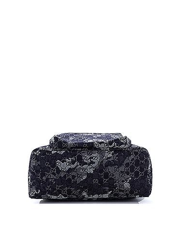 Gucci Zip Front Pocket Backpack Camouflage GG Denim (view 2)