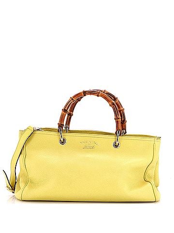 Gucci Bamboo Shopper Tote Leather Medium (view 1)