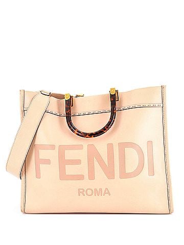 Fendi Sunshine Shopper Tote Leather Medium (view 1)