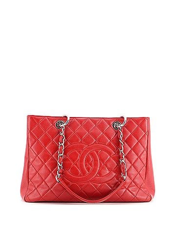 Chanel Grand Shopping Tote Quilted Caviar (view 1)