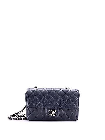 Chanel Classic Single Flap Bag Quilted Caviar Mini (view 1)