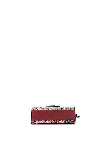 Gucci Padlock Shoulder Bag Blooms Print GG Coated Canvas Small (view 2)