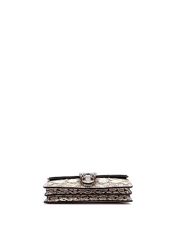 Gucci MLB Dionysus Bag Embroidered GG Coated Canvas with Python Small (view 2)