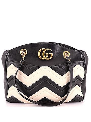 Gucci GG Marmont Chain Tote Matelasse Leather Medium (view 1)