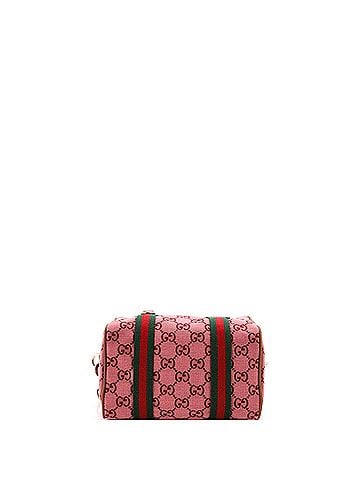 Gucci Web Boston Bag GG Canvas Mini (view 2)
