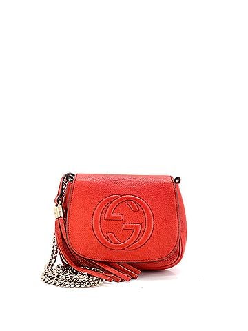 Gucci Soho Chain Crossbody Bag Leather Small (view 1)