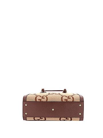 Gucci Diana NM Bamboo Handle Tote Jumbo GG Canvas Small (view 2)