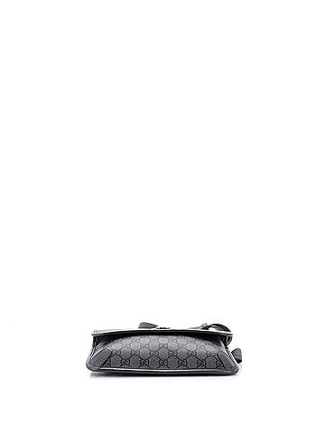 Gucci Ophidia Flap Belt Bag GG Coated Canvas with Leather (view 2)