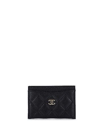 Chanel Classic Card Holder Quilted Caviar (view 1)