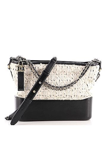 Chanel Gabrielle Hobo Quilted Tweed and Calfskin Medium (view 1)