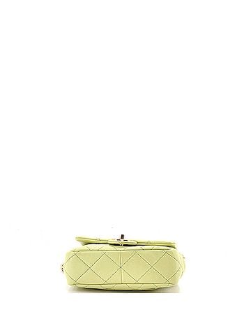 Chanel Oval Logo Chain Handle Flap Bag Quilted Lambskin Small (view 2)