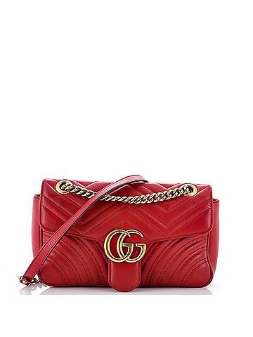Gucci GG Marmont Flap Bag Matelasse Leather Small (view 1)