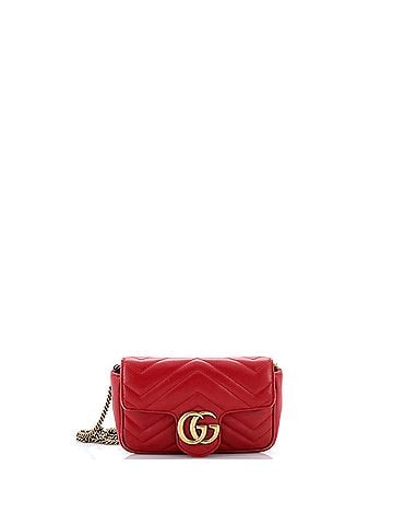 Gucci GG Marmont Flap Bag Matelasse Leather Super Mini (view 1)